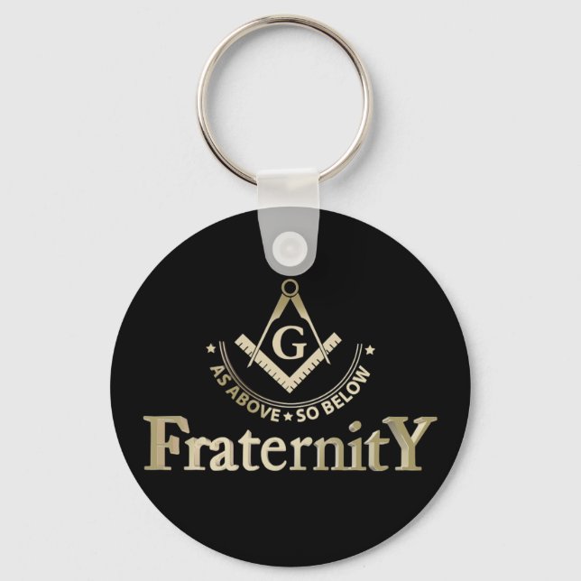 Chaveiro Símbolo de maçonaria (Frente)