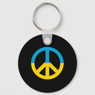 Chaveiro Símbolo de Paz da Bandeira da Ucrânia