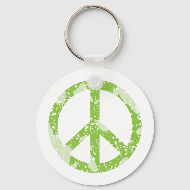 Chaveiro Símbolo de Paz (Verde) (Frente)