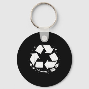 Chaveiro Símbolo de Reciclagem Dia da Terra Meninos Meninas