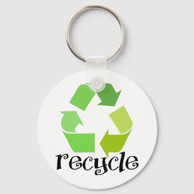 Chaveiro Símbolo de reciclar! (Frente)