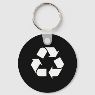 Chaveiro Símbolo de Reciclar do logotipo do reciclagem Dia 