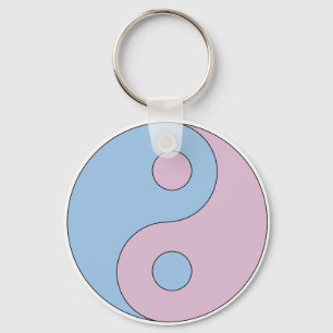 Chaveiro Símbolo de Yin Yang do Transgender