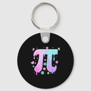 Chaveiro Símbolo do Dia do Pi Sorvete Drip Sprinkle Amante