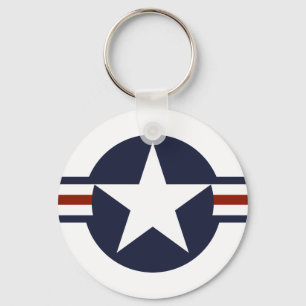 Chaveiro símbolo do roundel da bandeira de país de Estado
