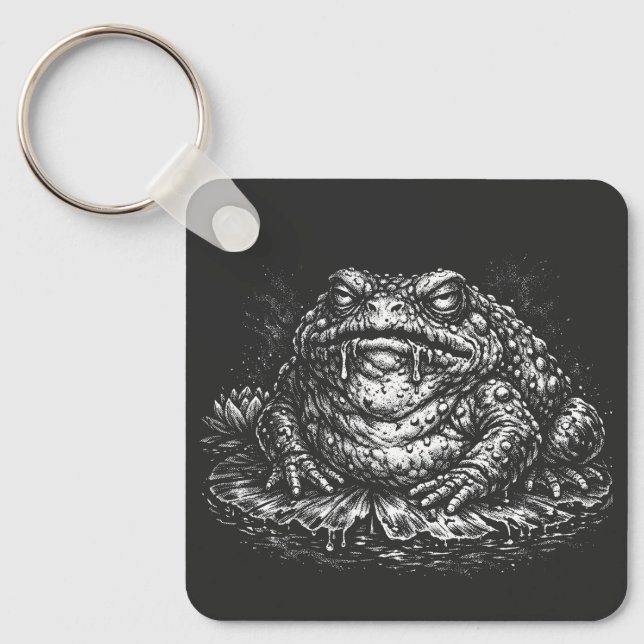 Chaveiro Símbolo do Sapo Assombrado por BurnsInHell (Frente)