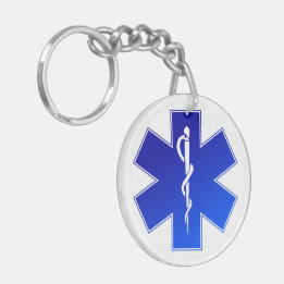 Chaveiro Símbolo EMS Médico