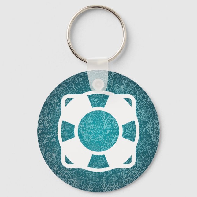 Chaveiro Símbolo Flutuante de Elevadores (Frente)