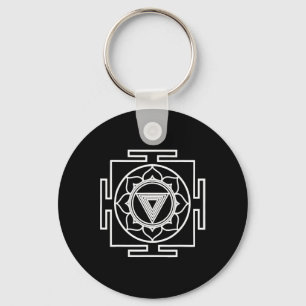 Chaveiro Símbolo Hindu Yantra Kali Hinduísmo Yoga Arte Orie