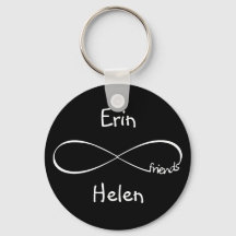 Símbolo Infinito Amigos de Nomes Personalizados Si