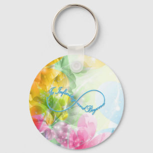 Chaveiro Símbolo Infinito Fantástico "Para o infinito e a