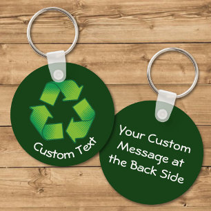 Chaveiro Símbolo reciclagem