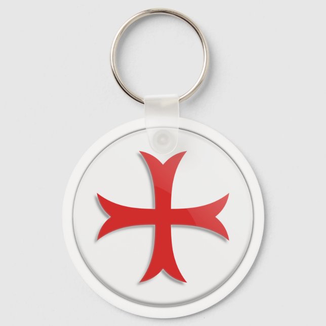 Chaveiro Símbolo Templário de Knight (Frente)