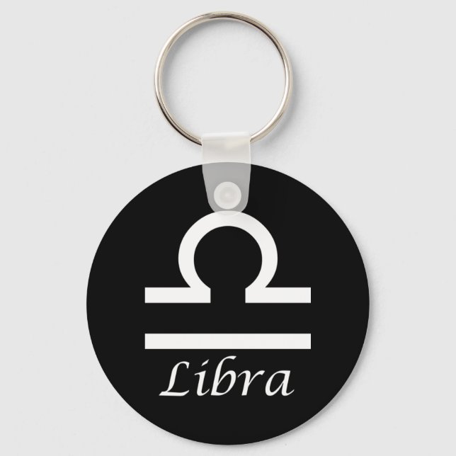 Chaveiro Símbolo Zodiac 'Libra' (Frente)