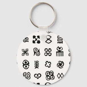 Chaveiro Símbolos africanos Adinkra