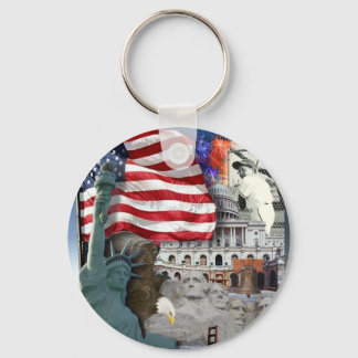 Chaveiro Símbolos americanos