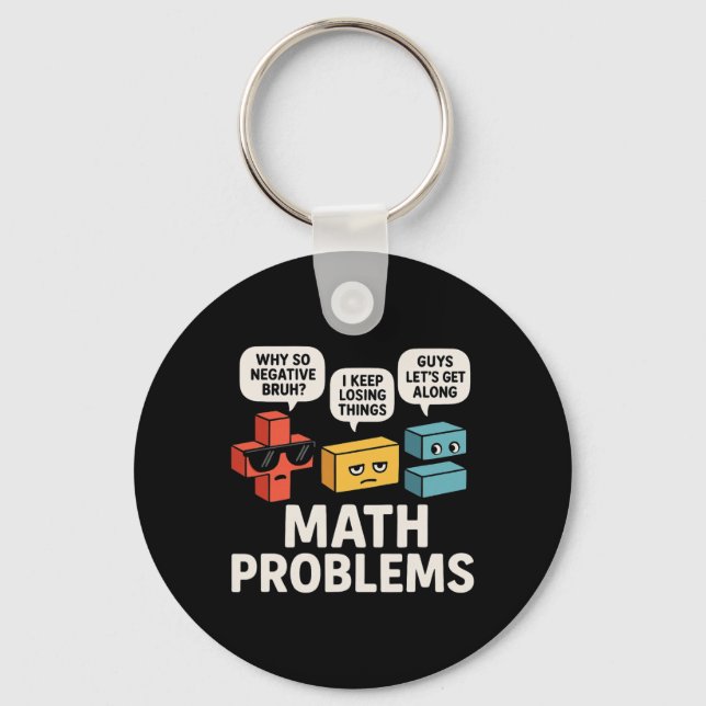 Chaveiro Símbolos de Problemas Matemáticos Professor Engraç (Frente)