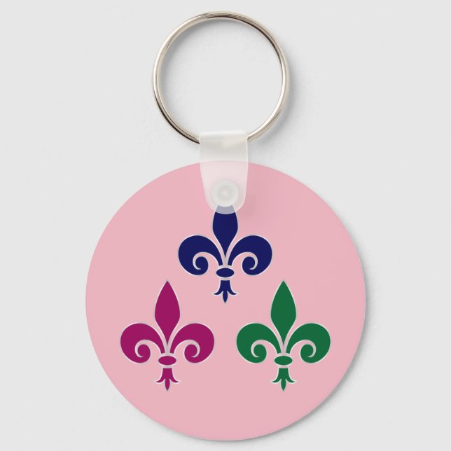Chaveiro Símbolos Fleur-de-lis (Frente)