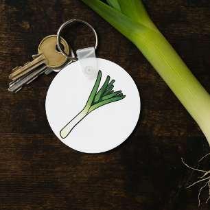 Chaveiro Simples Alho-Poró Vegetal