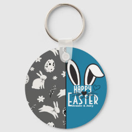 Chaveiro simples coelhinho de páscoa simples e fofo costume