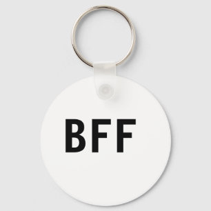 Chaveiro Simples minimal BFF melhores amigos família nome p