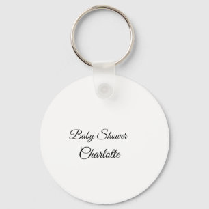 Chaveiro SIMPLES MINIMAL.CUTE ADICIONE O NOME DO BEBÊ baby