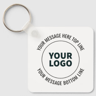 Chaveiro Simples para Substituir com Seu Logotipo ou Imagem