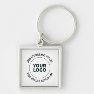 Chaveiro Simples para Substituir com Seu Logotipo ou Imagem