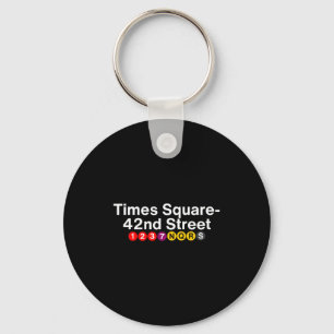 Chaveiro Sinais da Estação de Metrô Times Square Nova York,