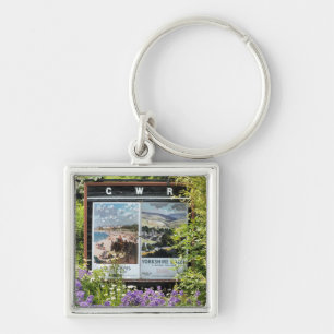 CHAVEIRO SINAIS DO ESTAÇÃO DE CAMINHOS-DE-FERRO DO VINTAG