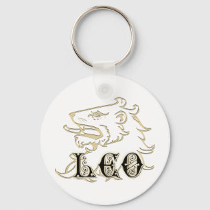 Chaveiro Sinal da astrologia do leão de Leo