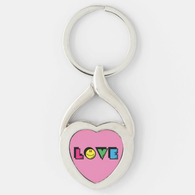 Chaveiro Sinal de amor colorido (Frente)