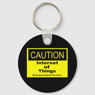 Chaveiro Sinal de Aviso de Caução IoT da Internet das Coi