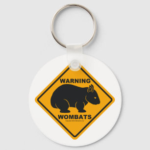 Chaveiro Sinal de aviso de Wombat