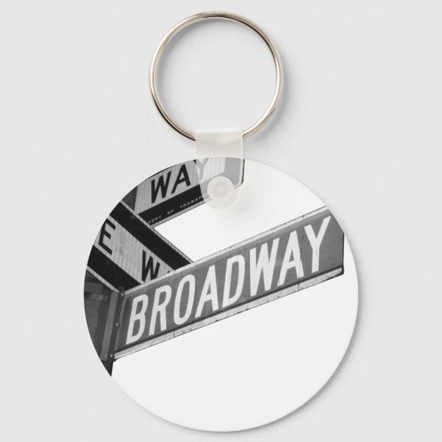 Chaveiro Sinal de Broadway (Frente)