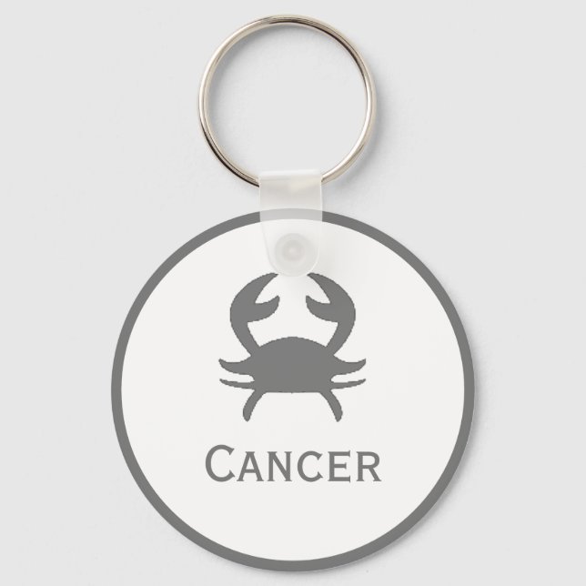 Chaveiro Sinal de cancer do Design Zodiac (Frente)