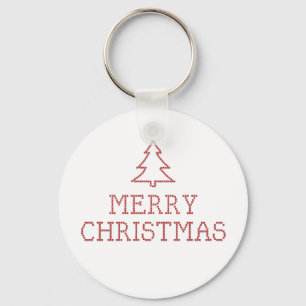 Chaveiro Sinal de cruz de Natal feliz
