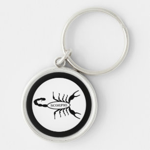 Chaveiro Sinal de Estrela Scorpion Preta