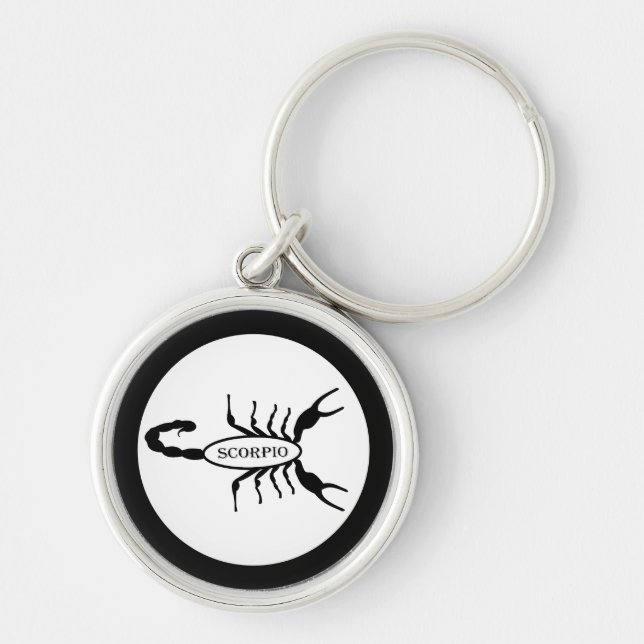Chaveiro Sinal de Estrela Scorpion Preta (Frente)