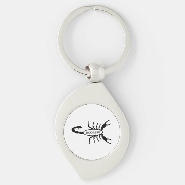Chaveiro Sinal de Estrela Scorpion Preta (Frente)