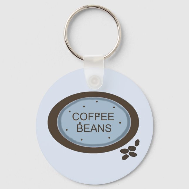 Chaveiro Sinal de Grão de Café (Frente)