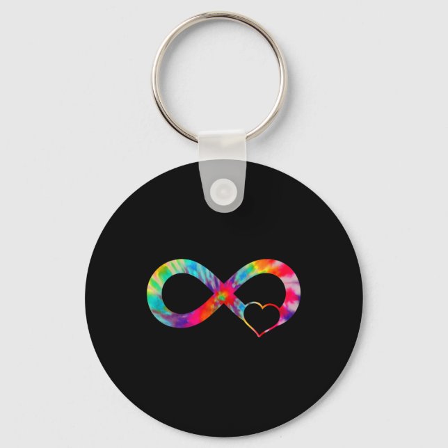 Chaveiro Sinal de Infinidade do Coração Neurodiversity Awar (Frente)