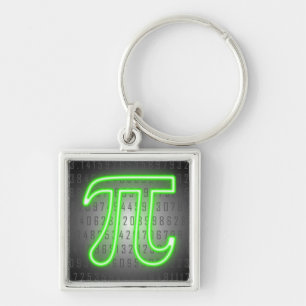 Chaveiro Sinal de Neon Pi Day