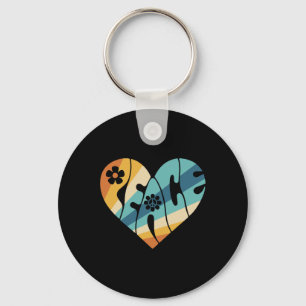 Chaveiro Sinal de Paz Amor 60 anos 70 Groovy Hippie Costume