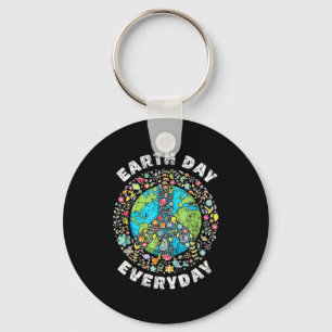 Chaveiro Sinal de paz do dia da Terra todos os dias planeta