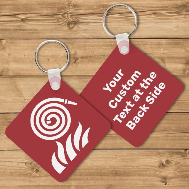 Chaveiro Sinal de segurança da mangueira de incêndio (Criador carregado)