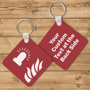 Chaveiro Sinal de segurança luminosa do alarme de incêndio