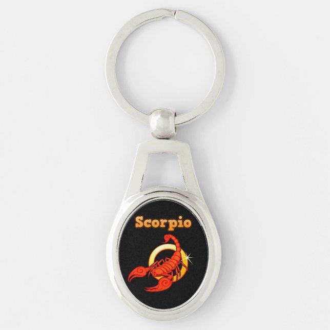 Chaveiro Sinal Scorpio zodiac (Frente)