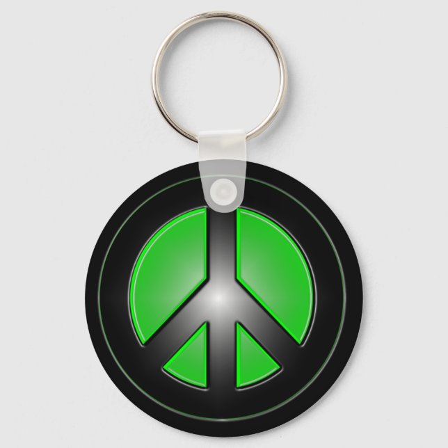 Chaveiro sinal verde de paz (Frente)