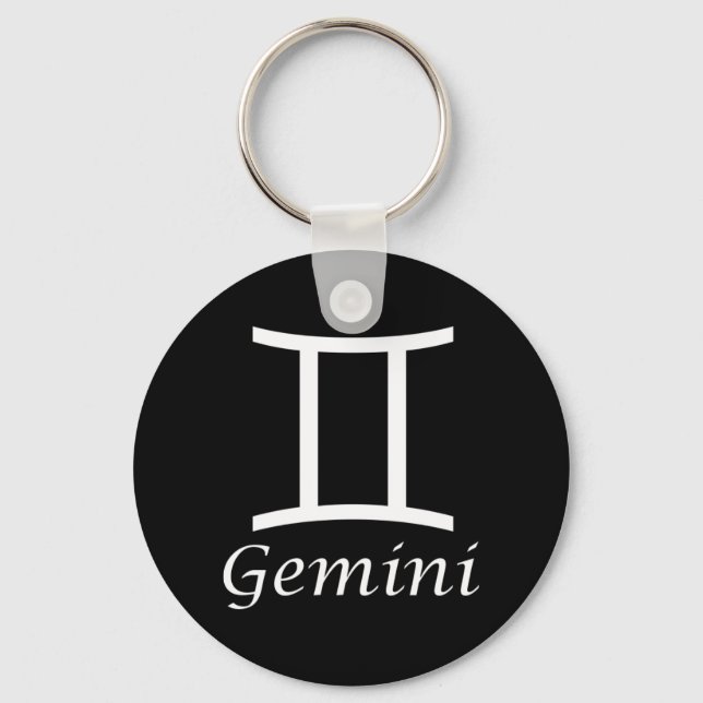Chaveiro Sinal Zodiac "Gemini" (Frente)